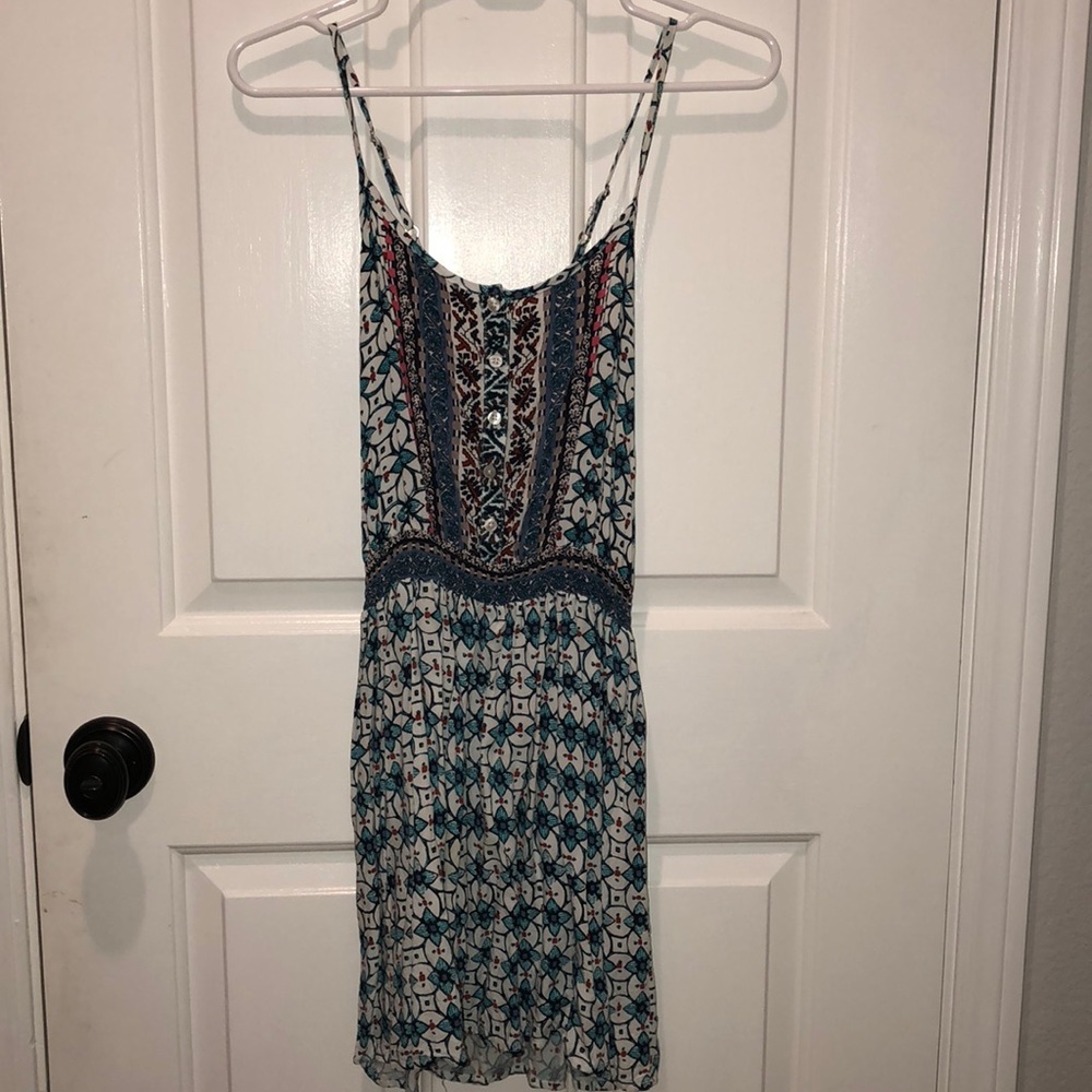 Patterned loose dress